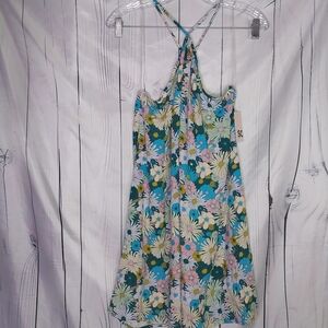 SO Floral Halter Swing Mini Summer Dress NWT